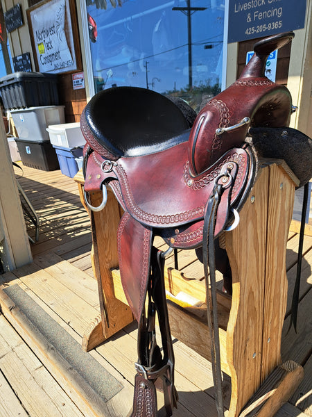 ON TRIAL 15.5" Dixieland Endurance Light Rider Western Trail Saddle