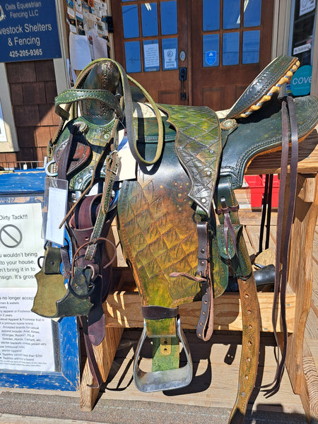 16" Dragonized Sheridan Saddle