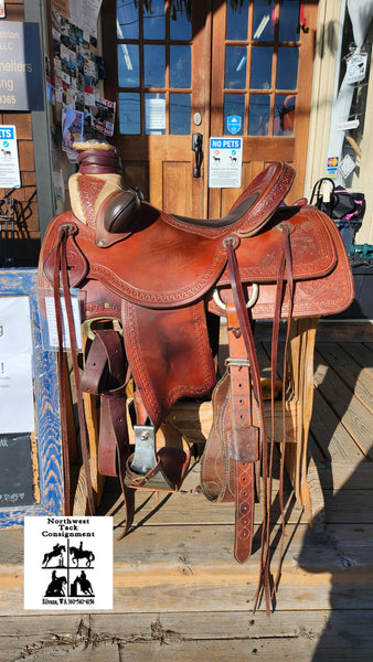 15.5" J. Stead Wade Ranch Roper Saddle