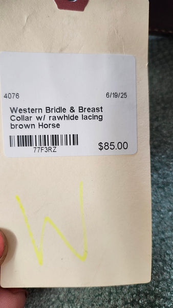 Western Bridle and Breast Collar
