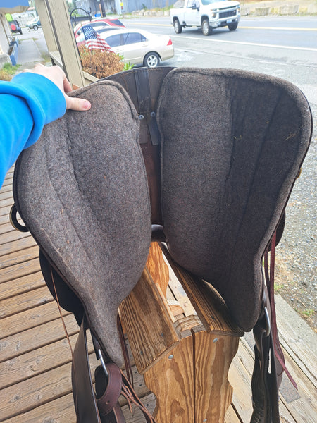 16.5" Tucker High Plains Western Trail Saddle