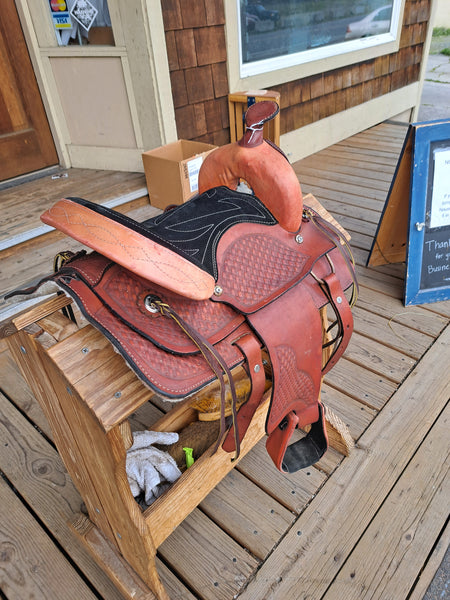 On Trial  12" youth western saddle