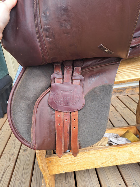 19" Bates Caprilli Close Contact Saddle