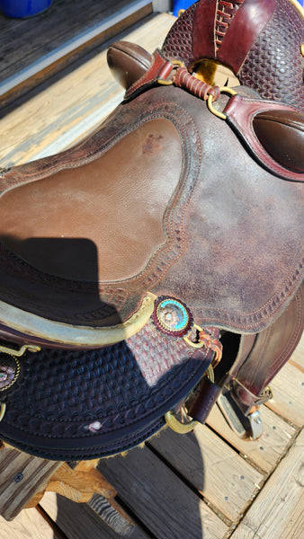 17" Allegany Mountain Saddlery Weatherly Wade Custom Saddle