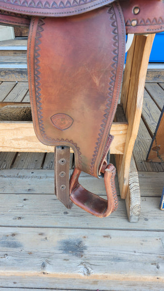 ON TRIAL 16" Tex Tan Tex-Flex Western Trail Saddle