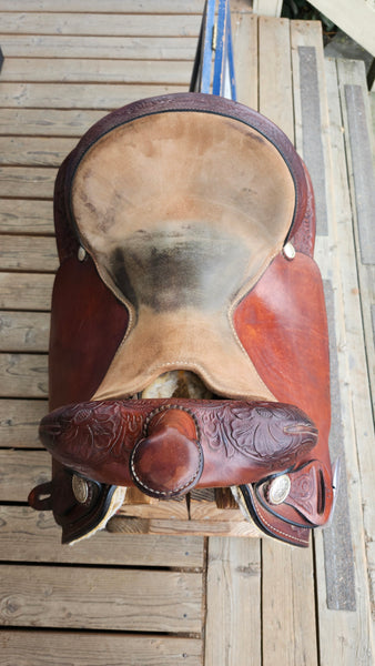 16" Hereford Tex Tan Western Pleasure Trail Saddle
