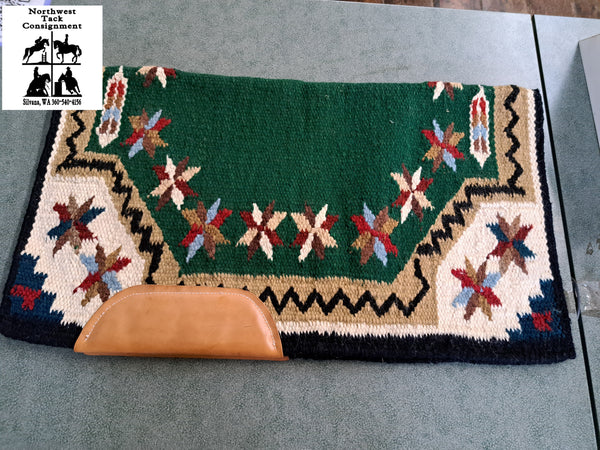 Yucca Flats Saddle Blanket w/ Wear Leathers