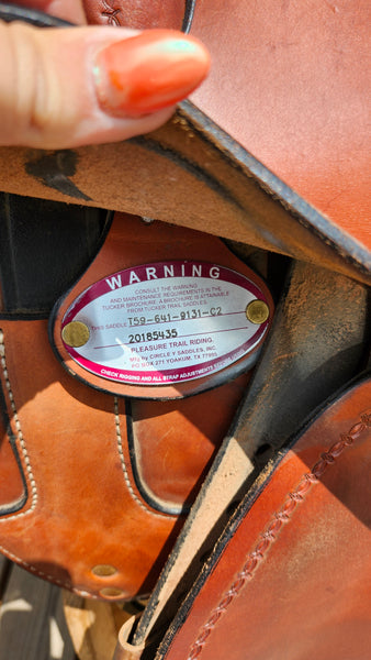 16.5" Tucker T59 Endurance Saddle