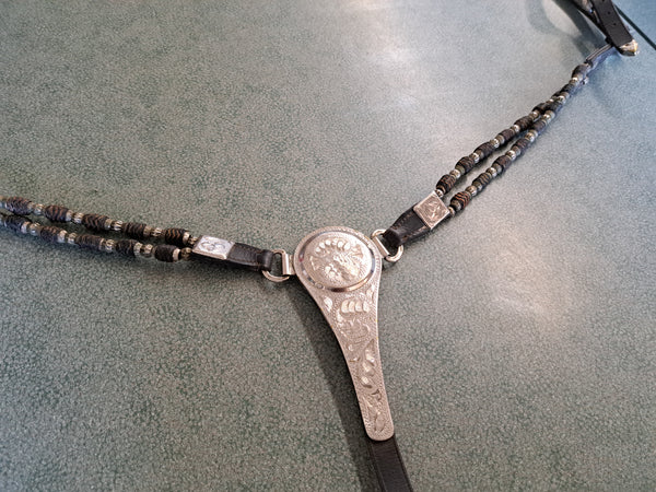 Breast Collar W/ Ferrules & Silver