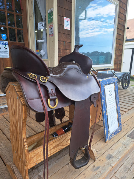 16.5" Tucker High Plains Western Trail Saddle