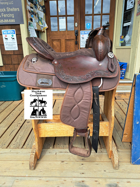 16" King Series Synthetic Western Saddle