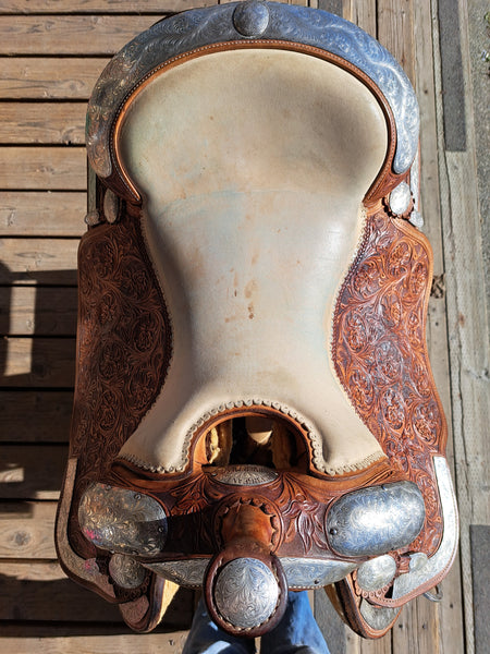 17" Silver Mesa Western Equitation Show Saddle