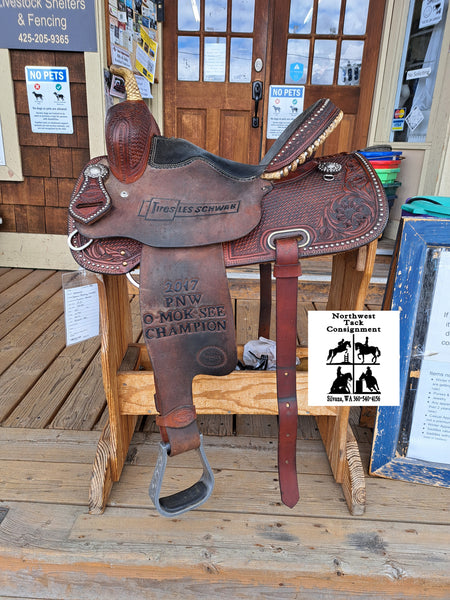 14.5" Teskey's Trophy Barrel Racing Saddle