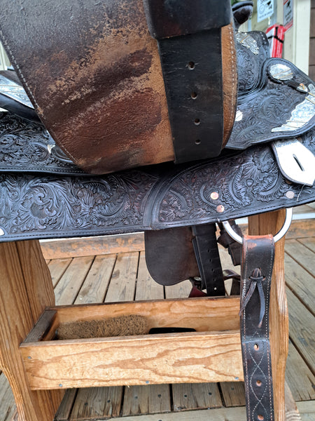 ON TRIAL 16"  Vintage Billy Royal Western Equitation Show Saddle