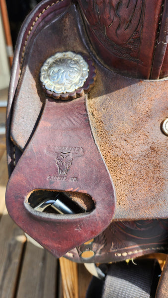 14.5" Maverick by Longhorn Barrel Racing Saddle