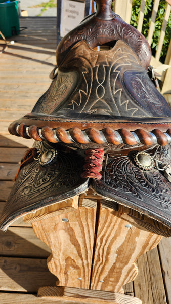 15" Vintage Simco Western Trail Saddle