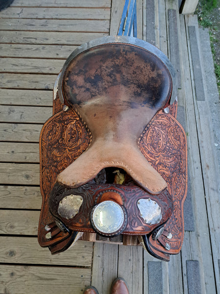 16" Hereford Tex Tan Western Equitation Show Saddle
