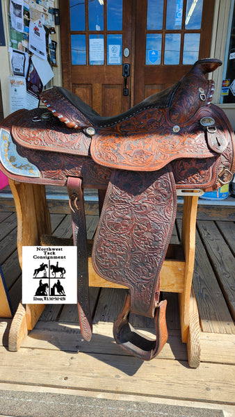 15" Vintage Circle Y Equitation Saddle