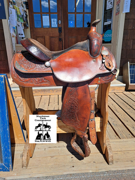 15.5" Crates Western Equitation Show Saddle