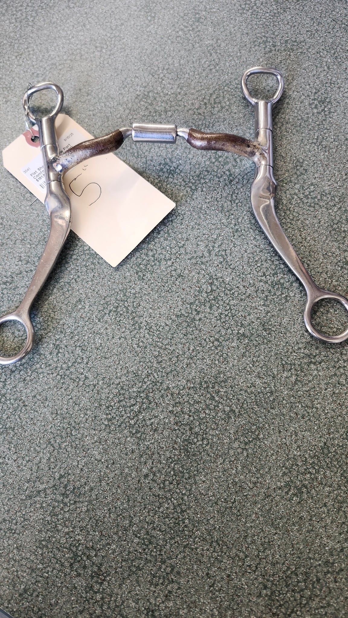 5" Myler Flat Shank With Low Port Comfort Snaffle