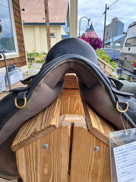 17.5" Black Country Equinox Monoflap Dressage Saddle