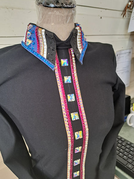 Small Rhonda Sten Western Show Day Shirt