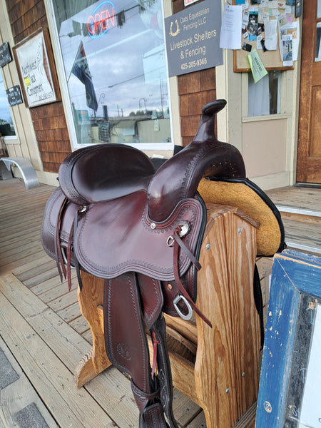 15" Circle Y Topeka Flex2 Trail Saddle
