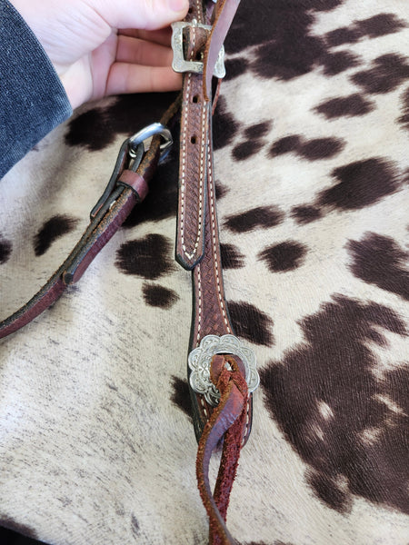 Weaver Western headstall with Jeremiah watt hardware