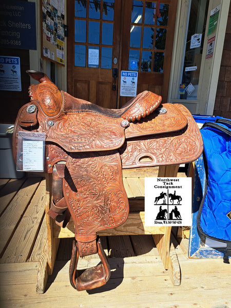 16" Champion Turf Vintage Western Equitation Show Saddle