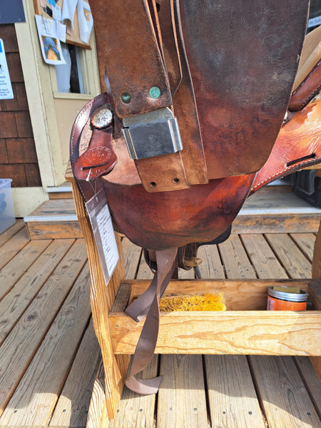 15" Lamb Co Barrel Racing Saddle