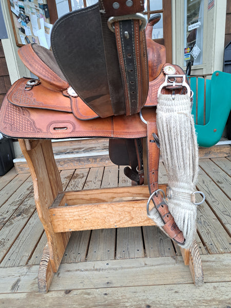 ON TRIAL 15" King Series All Around Western Trail Saddle