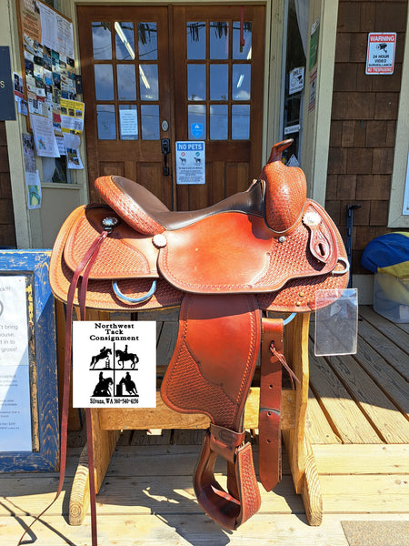 15.5" Crates Classic Reining Saddle