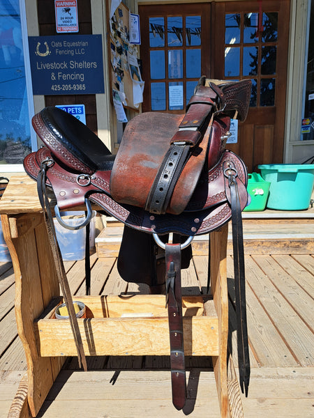 ON TRIAL 15.5" Dixieland Endurance Light Rider Western Trail Saddle