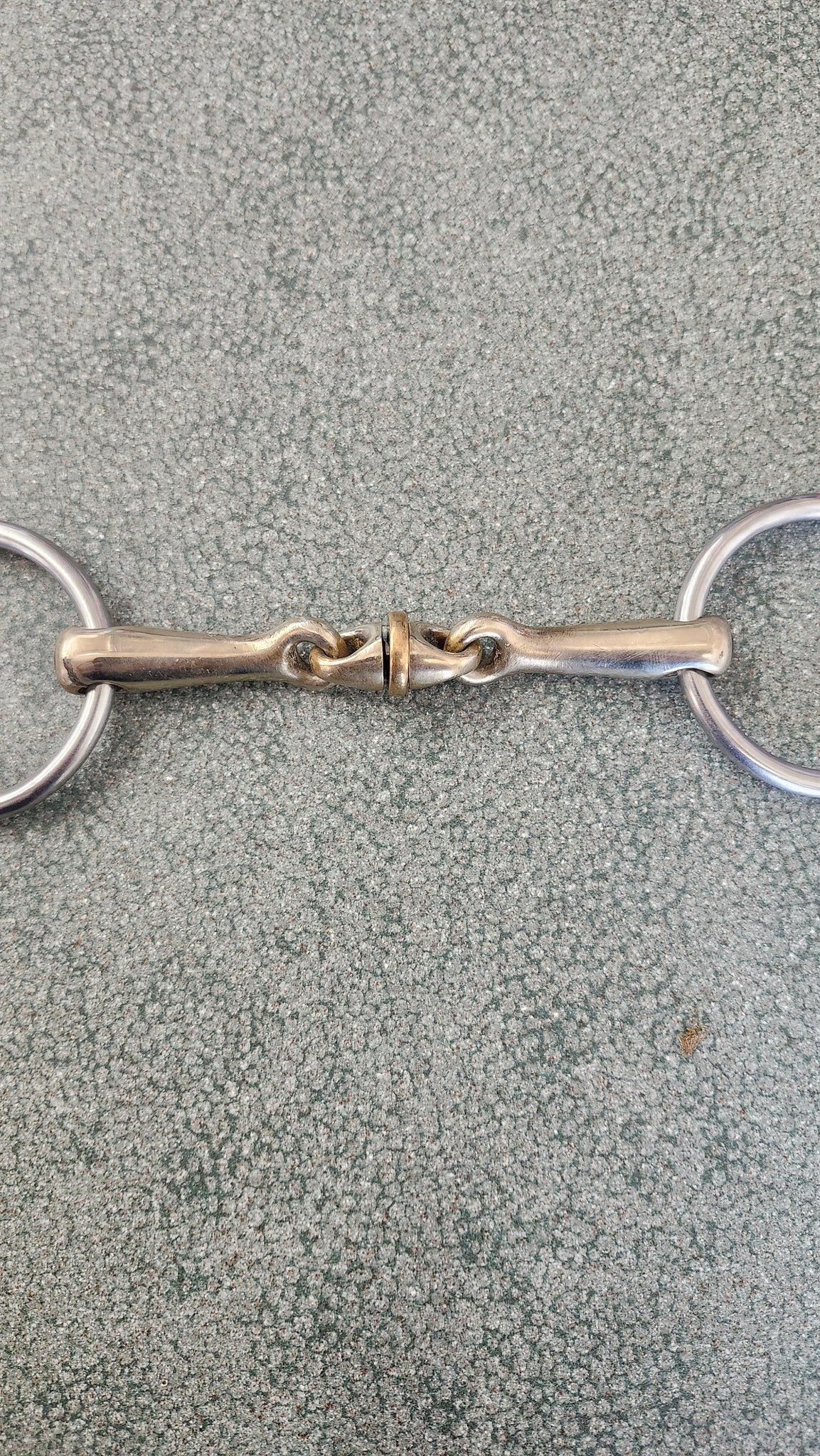 4.75" herm Sprenger Bradoon With Lozenge and roller