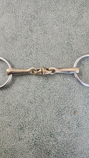 4.75" herm Sprenger Bradoon With Lozenge and roller
