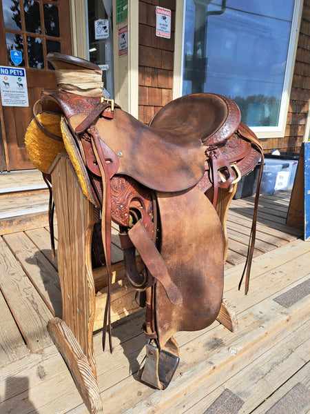 16" JC Martin Wade Ranch Roping Saddle