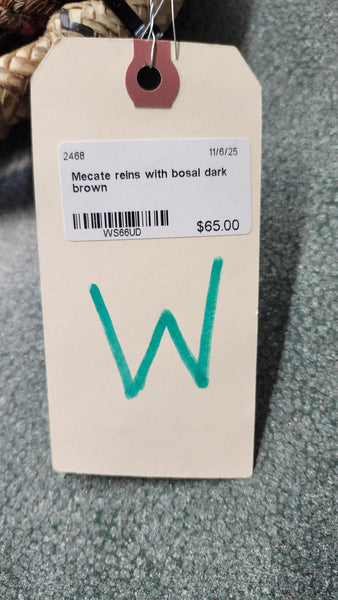 Mecate Reins With Bosal