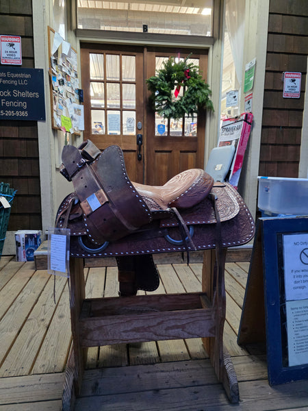 15" Hereford Tex Tan Western Equitation Show Saddle