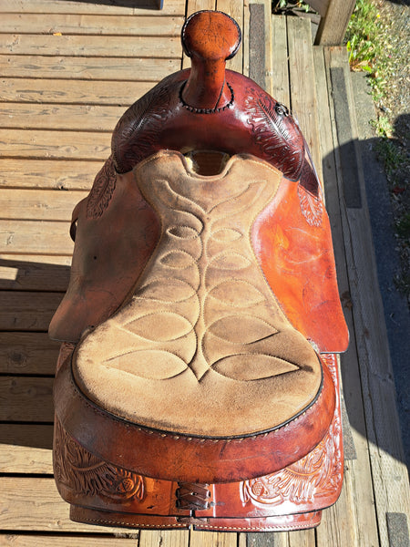 16" Hereford Tex Tan Roping Saddle
