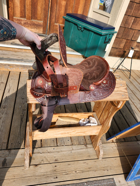 12" The American Happy Trails Western Pony Saddle