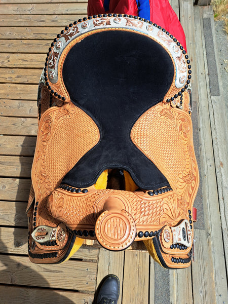 17" Dale Chavez Western Equitation Show Saddle