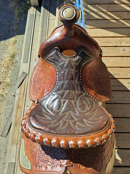 15" Simco Western Equitation Show Saddle
