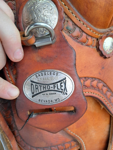 16" Ortho-flex Range Roper Ranch Saddle