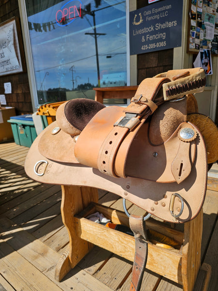 16" RS Saddlery Roughout Training Saddle