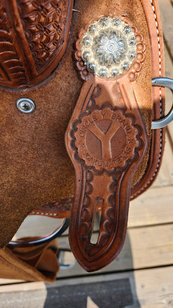 14" Circle Y Arizona Snowflake Barrel saddle