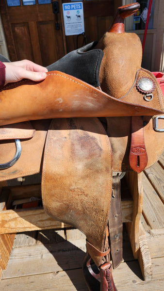 16" Reinsman Roughout Training Saddle