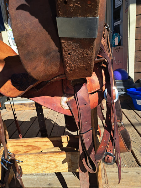 16" John Fallis Balanced Ride Western Saddle