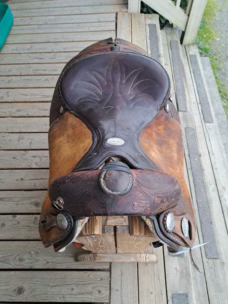 15" Crates Mike Beers Team Roper Saddle