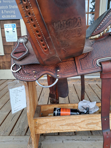 14.5" Teskey's Trophy Barrel Racing Saddle