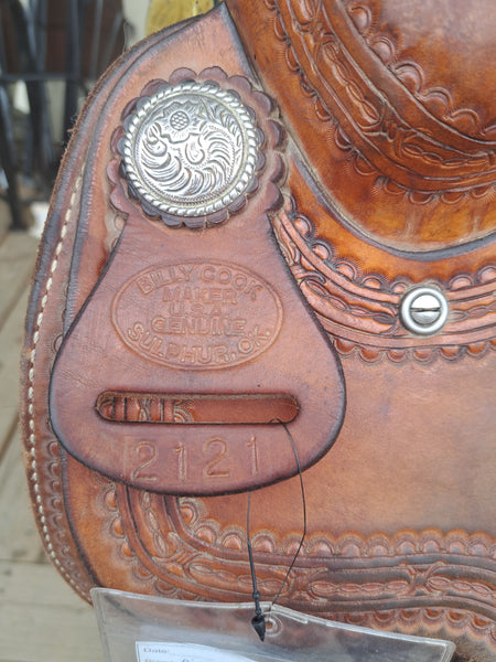 15.5" Billy Cook Roping Saddle